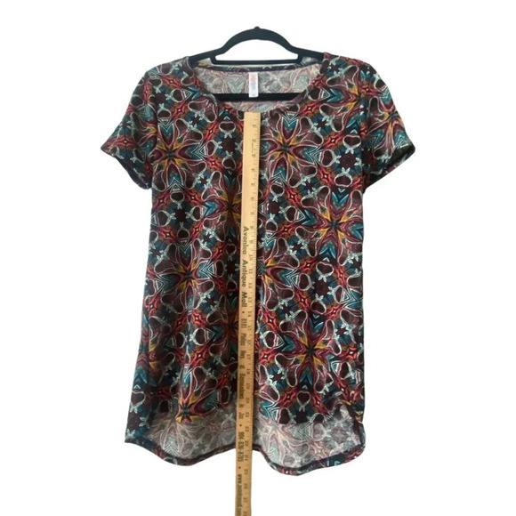 LuLaRoe Classic XS Paisley T-Shirt Womens Short Sleeve Multicolor Stretch - Picture 6 of 12
